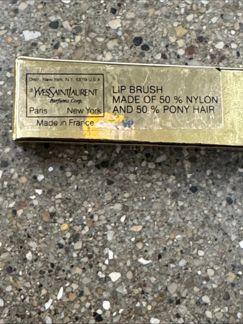 YSL Vintage Accent Des Levres Lip Brush- New on Box